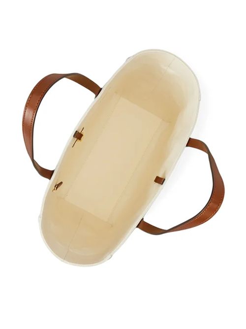 CMRYN LG TT-TOTE-LARGE LAUREN RALPH LAUREN | 431982234003NATURAL/LAUREN TAN